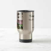 パンジーとフルーアデリス – Martha's Vineヤード トラベルマグ (中央)