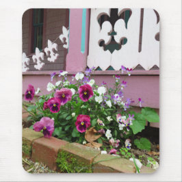 パンジーとフルーアデリス – Martha's Vineヤード マウスパッド