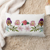 パンジーとフレンズのポリエステル製腰枕 ランバークッション (ブランケット)