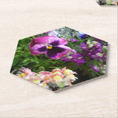 パンジーと友人 ペーパーコースター (アングル)