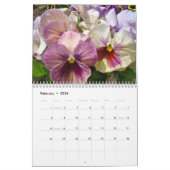 パンジーに対するカレンダーの情熱 カレンダー (2月 2026)