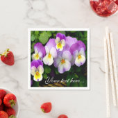 パンジーのかご スタンダードカクテルナプキン (インサイチュ)