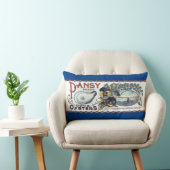 パンジーのカキ腰枕 ランバークッション (椅子)