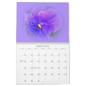 パンジーのカレンダー カレンダー (3月 2026)