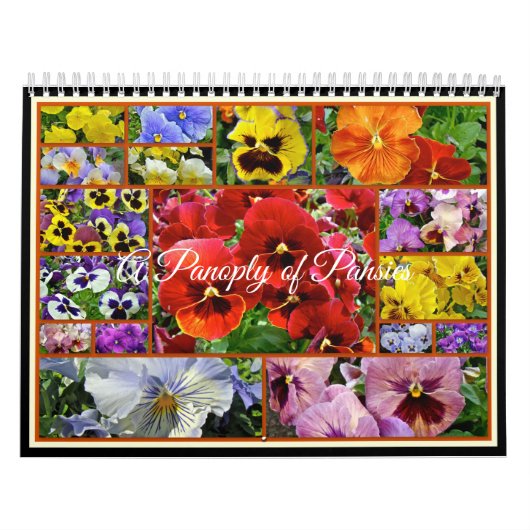 パンジーのカレンダー カレンダー (カバー)