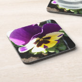 パンジーのコルクのコースター コースター (左側)