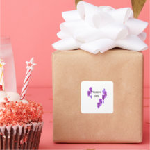 パンジーのシール