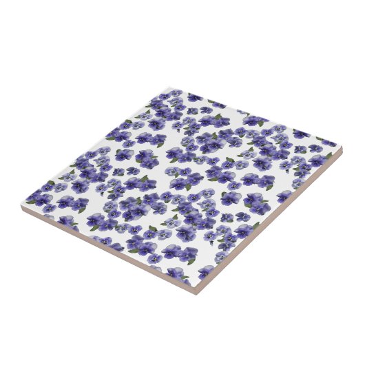 パンジーのタイル タイル (側面)