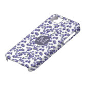 パンジーのモノグラムのiPhoneの場合 Case-Mate iPhoneケース (下部)