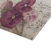 パンジーの中で カッティングボード (角)