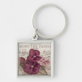 パンジーの中で キーホルダー