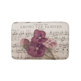 パンジーの中で バスマット