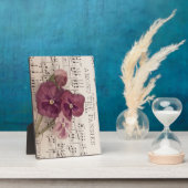 パンジーの中で フォトプラーク (側面)