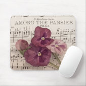 パンジーの中で マウスパッド (マウス)