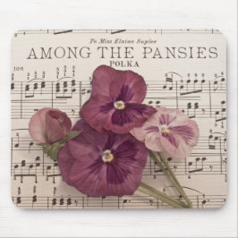 パンジーの中で マウスパッド
