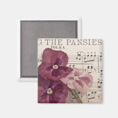 パンジーの中で マグネット (正面/裏面)