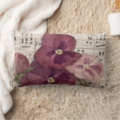 パンジーの中で ランバークッション (ブランケット)