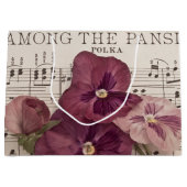 パンジーの中で ラージペーパーバッグ (正面)