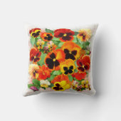 パンジーの夕日 クッション (裏面)