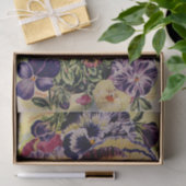 パンジーの旧式な変化の庭のティッシュペーパー 薄葉紙 (ギフト)