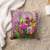 パンジーの渦..... クッション (ブランケット)