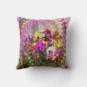 パンジーの渦..... クッション (裏面)