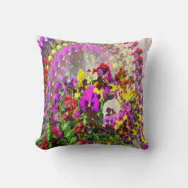 パンジーの渦..... クッション