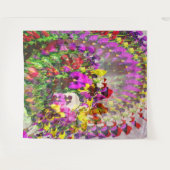 パンジーの渦..... タペストリー (正面(横))