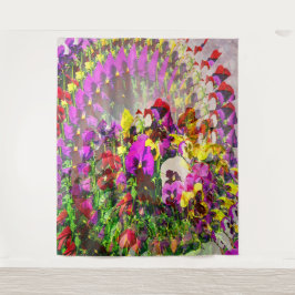 パンジーの渦..... タペストリー