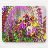 パンジーの渦..... マウスパッド (正面)