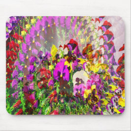 パンジーの渦..... マウスパッド
