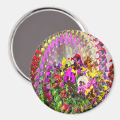 パンジーの渦..... マグネット (正面/裏面)