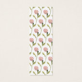 パンジーの花とイニシャル (裏面)