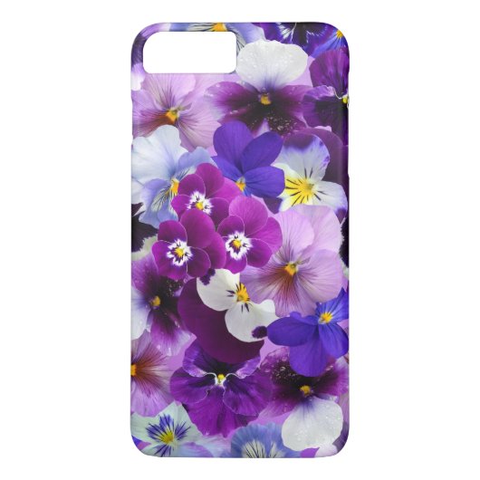 パンジーの花の壁紙の芸術 Case-Mate iPhoneケース (裏面)