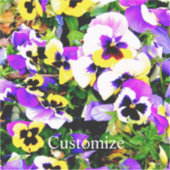 パンジーの花サンダー_コベコロフル シール (正面)