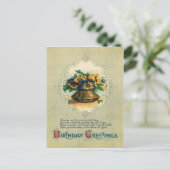 パンジーの花瓶 ポストカード (スタンド正面)