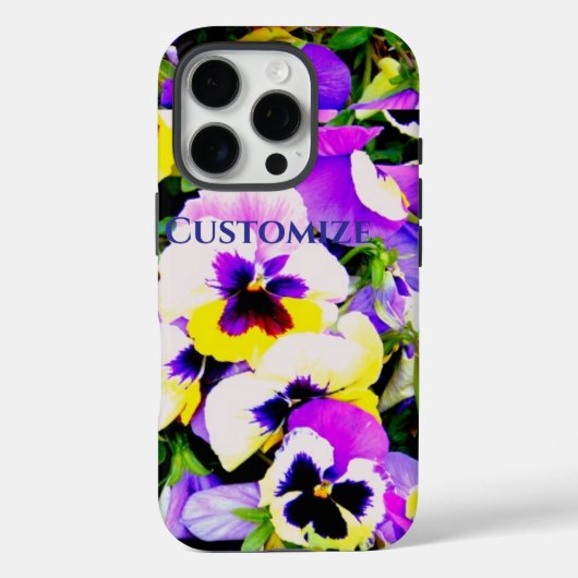パンジーの花 Case-Mate iPhoneケース (裏面)