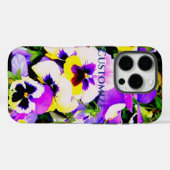 パンジーの花 Case-Mate iPhoneケース (裏面 (横))