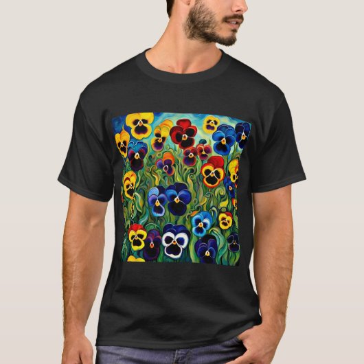 パンジーの観客 Tシャツ (正面)