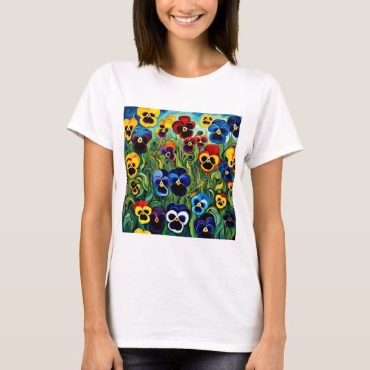 パンジーの観客 Tシャツ (正面)