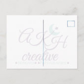 パンジーはがき ポストカード (裏面)