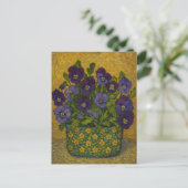 パンジーはがき ポストカード (スタンド正面)