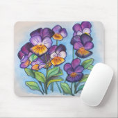 パンジーはmousepadに直面します マウスパッド (マウス)