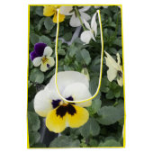 パンジーカラフルイースター ミディアムペーパーバッグ (裏面)