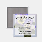 パンジーデュオ Save the Date マグネット (正面/裏面)