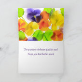 パンジーパーティーが回復する カード (内部)