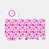 パンジーピンクの水の色のアート感謝していユーギフトボックス フェイバーボックス (折り畳みなし)