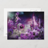 パンジーファンタジーアートポストカード ポストカード (正面/裏面)