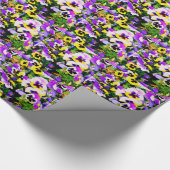 パンジーフラワー ラッピングペーパー (角)