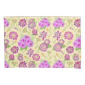 パンジーフローラデザインペアの標準枕カバー 枕カバー (正面左)